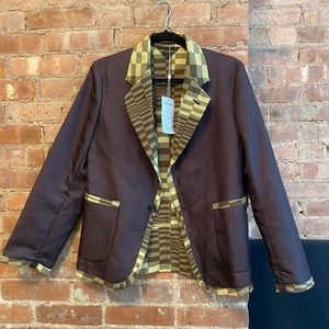 RARE COMME DES GARÇONS PATCHWORK TAILORED JACKET/BLAZER
